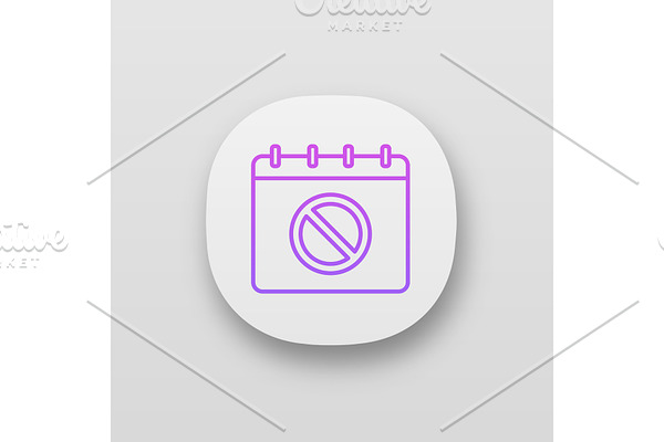 Protest event date app icon