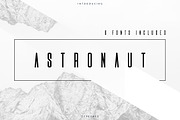 Astronaut Typeface - 6 fonts