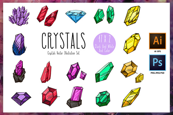 Crystals set