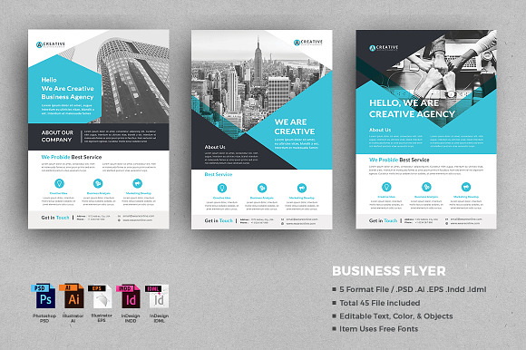Business Flyer Bundle in Flyer Templates - product preview 3