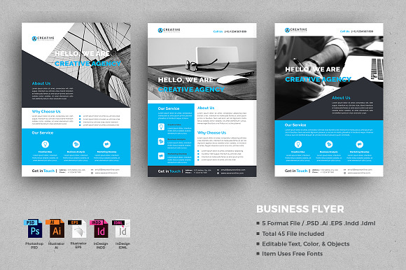 Business Flyer Bundle in Flyer Templates - product preview 7