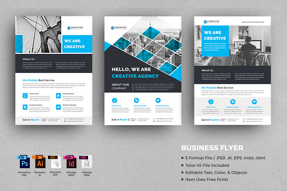 Business Flyer Bundle in Flyer Templates - product preview 10