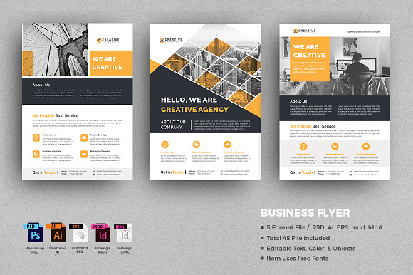 Business Flyer Bundle in Flyer Templates - product preview 11