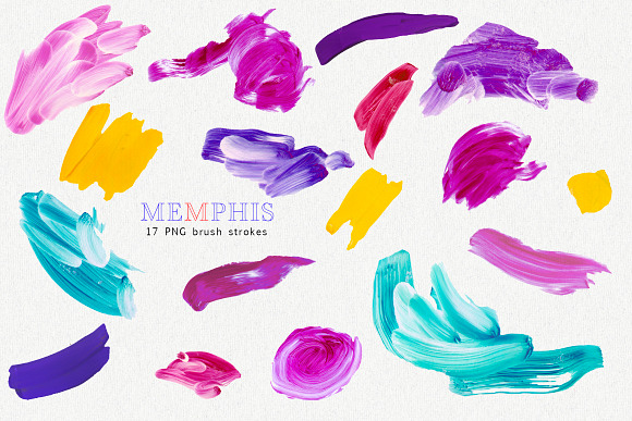 Memphis Posters Patterns and Clipart in Illustrations - product preview 4