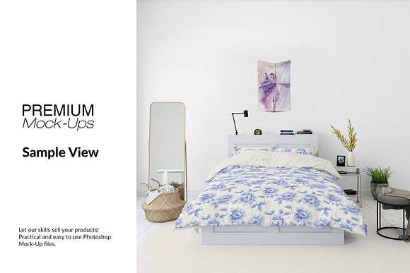 Tapestries in Bedroom - Many Sizes in Product Mockups - product preview 11