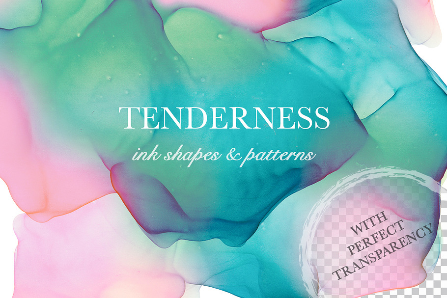 Tenderness. Ink Texture Collection. in Textures - product preview 8