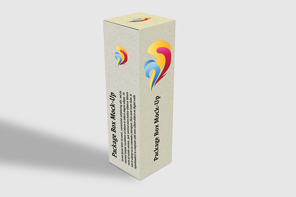 Package Box Mock-Up 4 in 1
