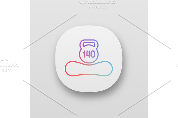 Maximum weight up to 140 kg app icon