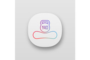 Maximum weight up to 140 kg app icon