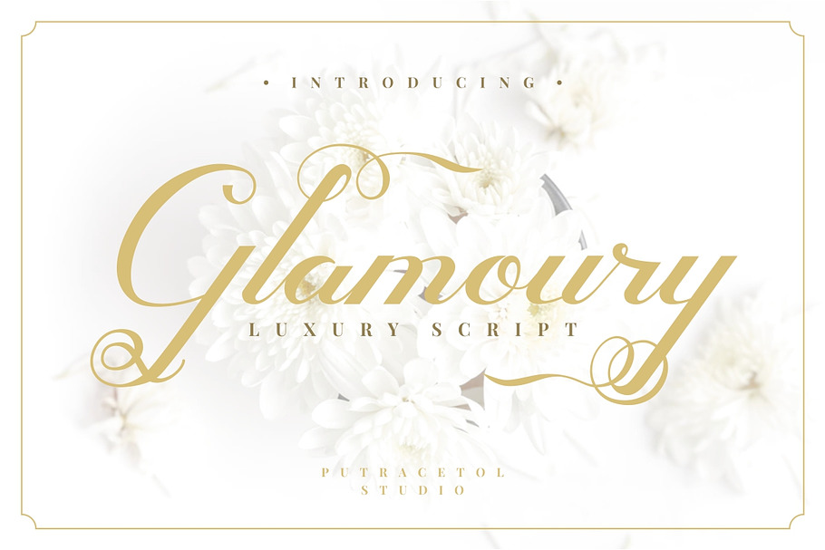 Glamoury in Script Fonts - product preview 8
