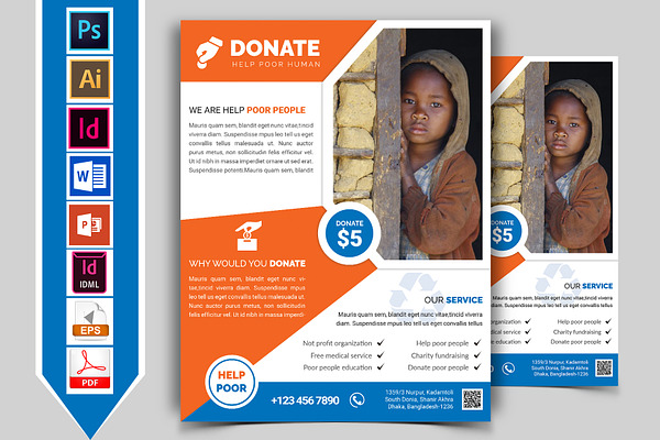 Charity Donation Flyer Vol-01