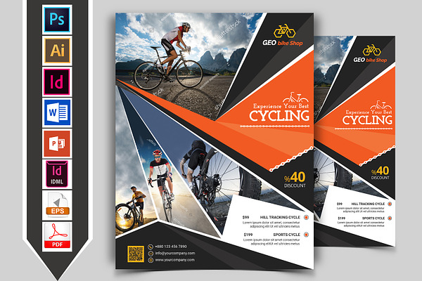 Cycle Shop Flyer Template Vol-03