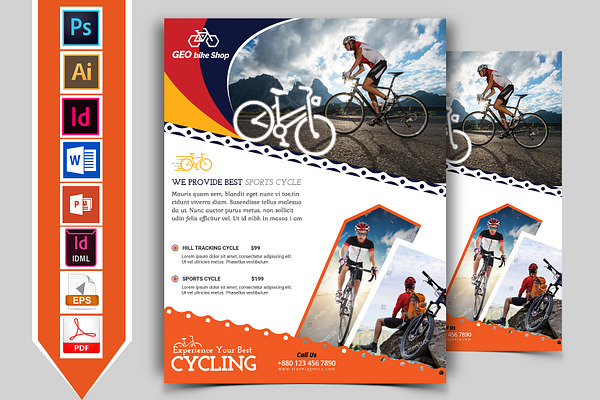 Cycle Shop Flyer Template Vol-02
