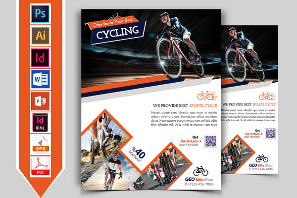 Cycle Shop Flyer Template Vol-01
