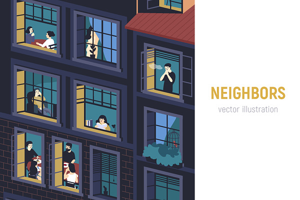 Neighbors illustration