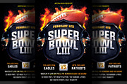 Football Super Bowl Flyer Template