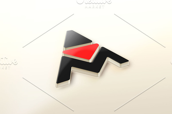 AM Logo modern monogram
