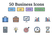 Business – Epic landing page icons