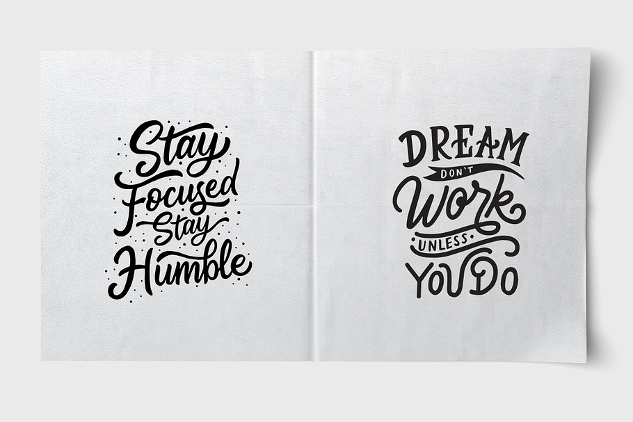 Lettering Quotes About Success in Illustrations - product preview 8