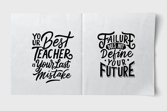 Lettering Quotes About Success in Illustrations - product preview 1