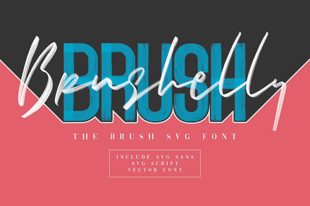 Brushelly SVG Brush - Free Sans in Script Fonts - product preview 8