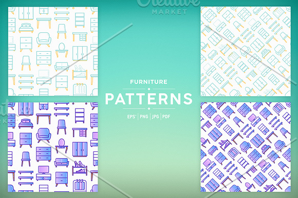 Furniture Patterns Collection in Patterns - product preview 4