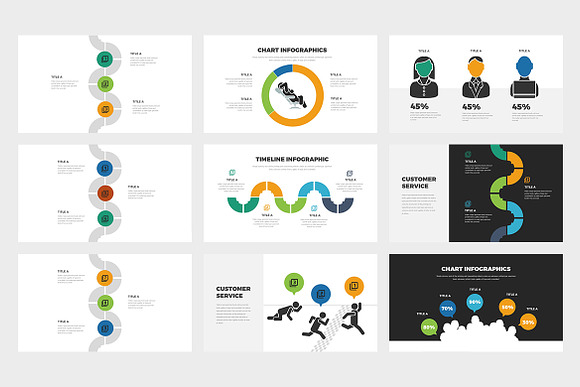 Boom : Charts Infographics Keynote in Keynote Templates - product preview 3