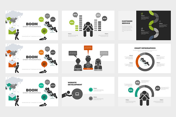 Boom : Charts Infographics Keynote in Keynote Templates - product preview 7