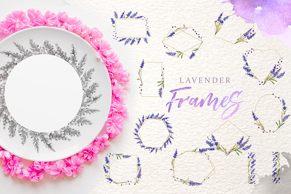 Lavender Watercolor png in Illustrations - product preview 2
