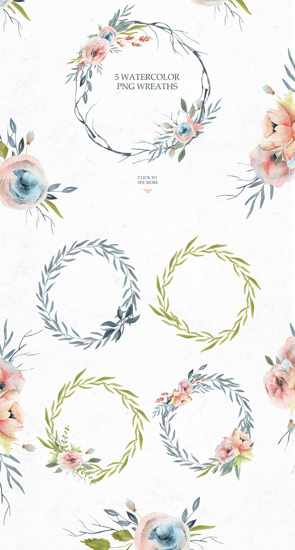 Spring Watercolor Collection in Illustrations - product preview 5