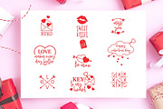 Valentine's Day SVG-Heart,lettering.