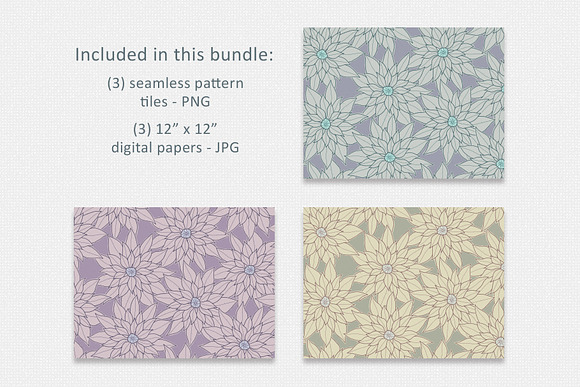 Lucia Floral Pattern Bundle in Patterns - product preview 1