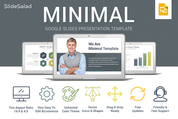 Minimal Google Slides Template in Google Slides Templates - product preview 2