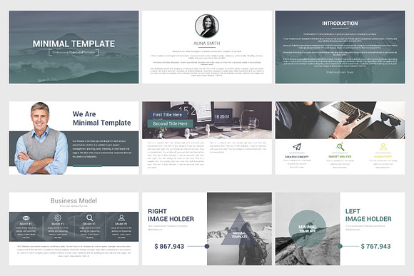 Minimal Google Slides Template in Google Slides Templates - product preview 5