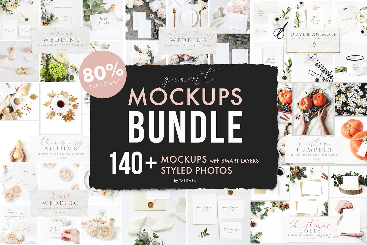 140+ Giant Mockups bundle in Product Mockups - product preview 8