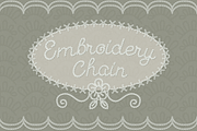 Embroidery Cursive Chainstitch