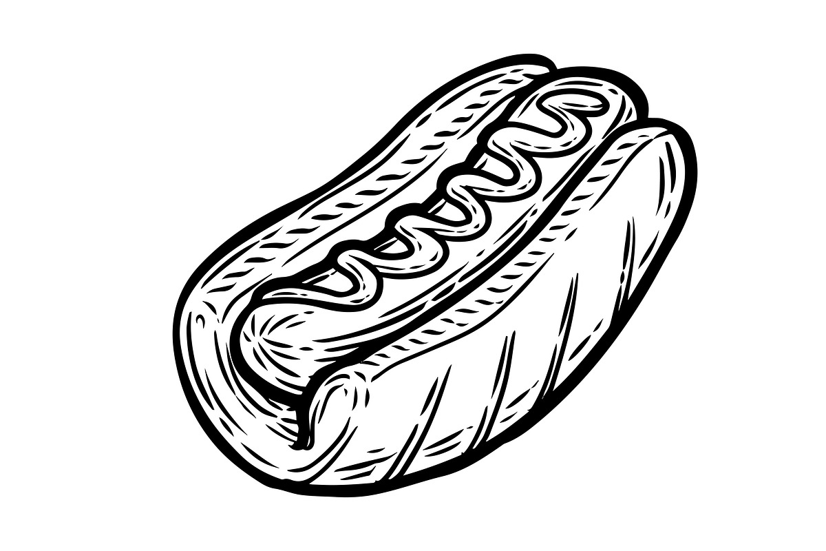 Hot dog eps illustration in Illustrations - product preview 8