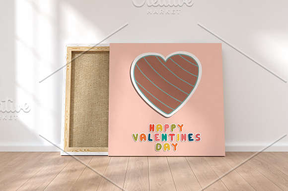 Valentine day cards - doodle design in Illustrations - product preview 3