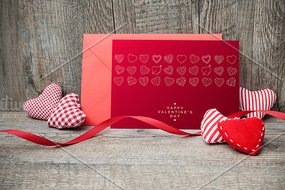 Set of Happy Valentine's Day cards in Illustrations - product preview 3