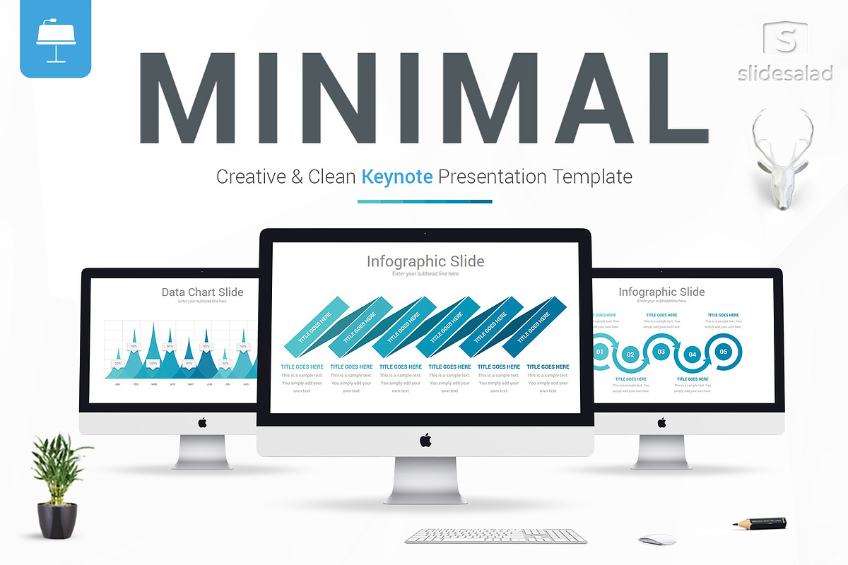 Best Minimal Keynote Template in Keynote Templates - product preview 8