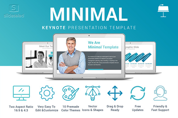 Best Minimal Keynote Template in Keynote Templates - product preview 1