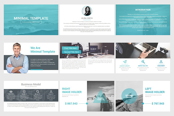 Best Minimal Keynote Template in Keynote Templates - product preview 4