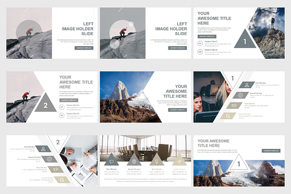 Modern Business Keynote Template in Keynote Templates - product preview 7