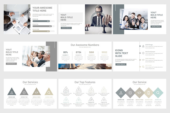 Modern Business Keynote Template in Keynote Templates - product preview 9