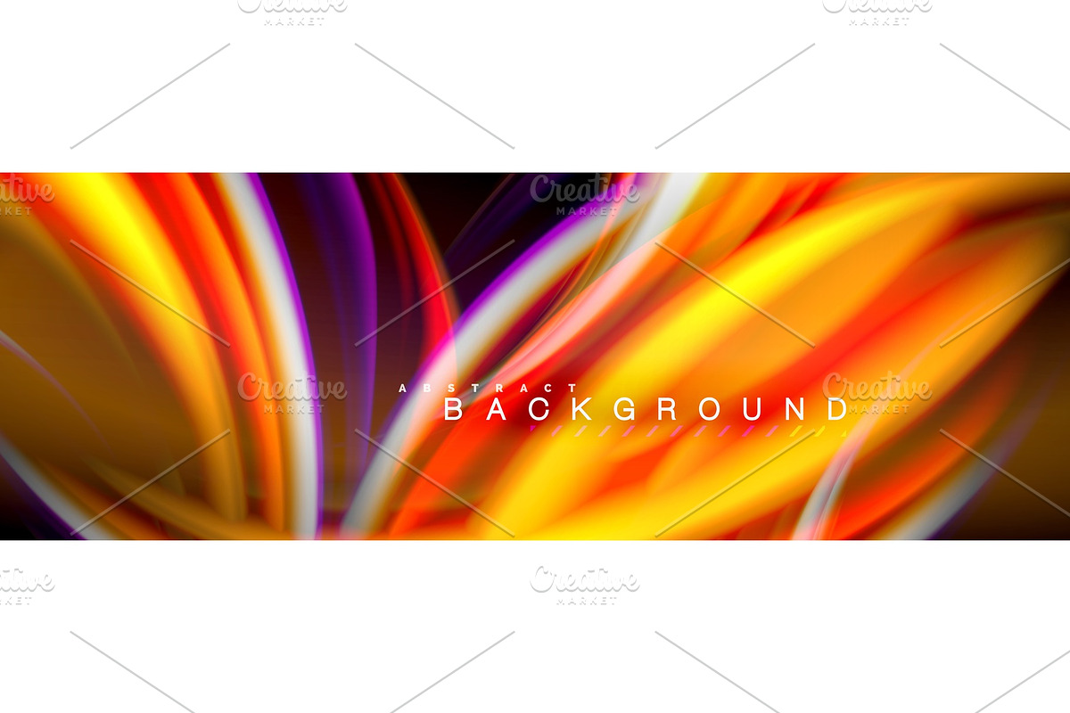 Blurred fluid colors background in Illustrations - product preview 8