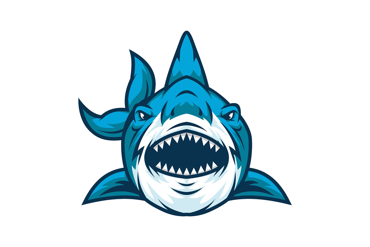 Download Shark Head Mascot & Esport Logo | Creative Logo Templates ...