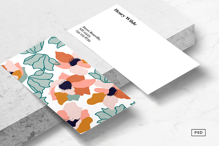 Carmella Business Card Template in Business Card Templates - product preview 8