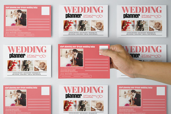 Wedding Planner Promotion PostCard
