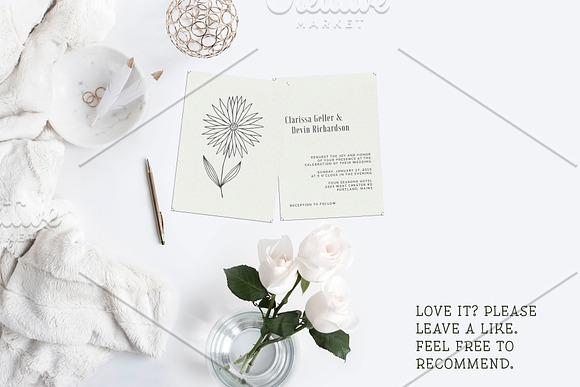 Simple Wedding Invitation in Wedding Templates - product preview 1
