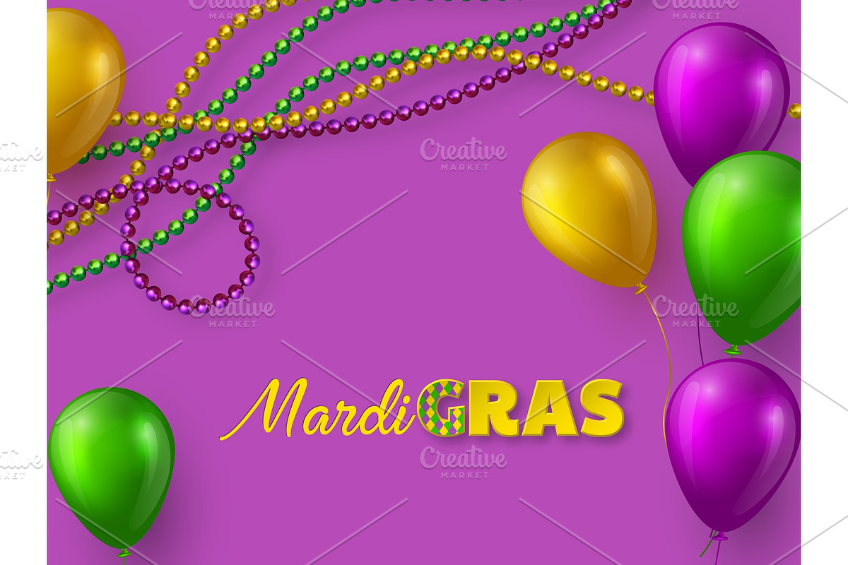 Mardi Gras carnival design. in Illustrations - product preview 8